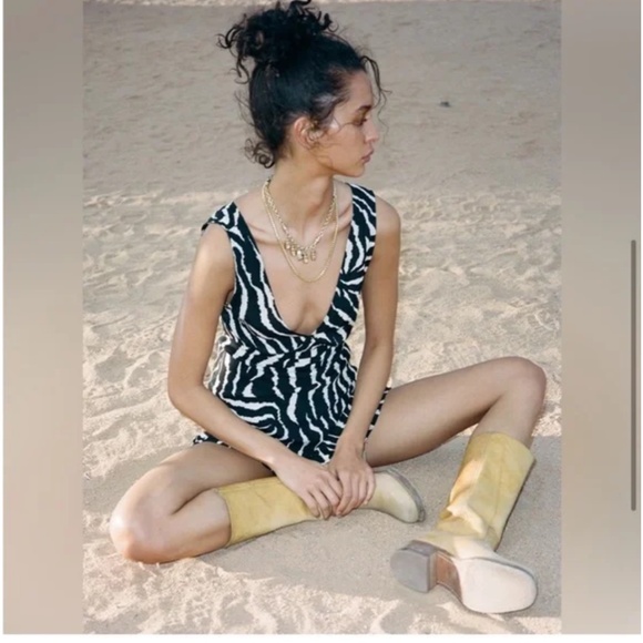 Realisation Par Isabelli Dress in Animal Zebra Small - Picture 3 of 6